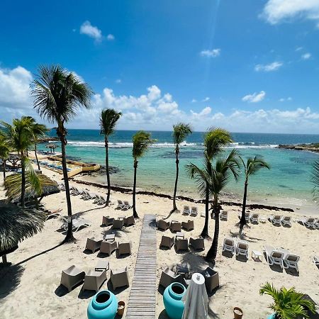 Studio Vue Mer Piscine Plage Kaz Punch Manganao Chez Julie Saint-Francois  Dış mekan fotoğraf