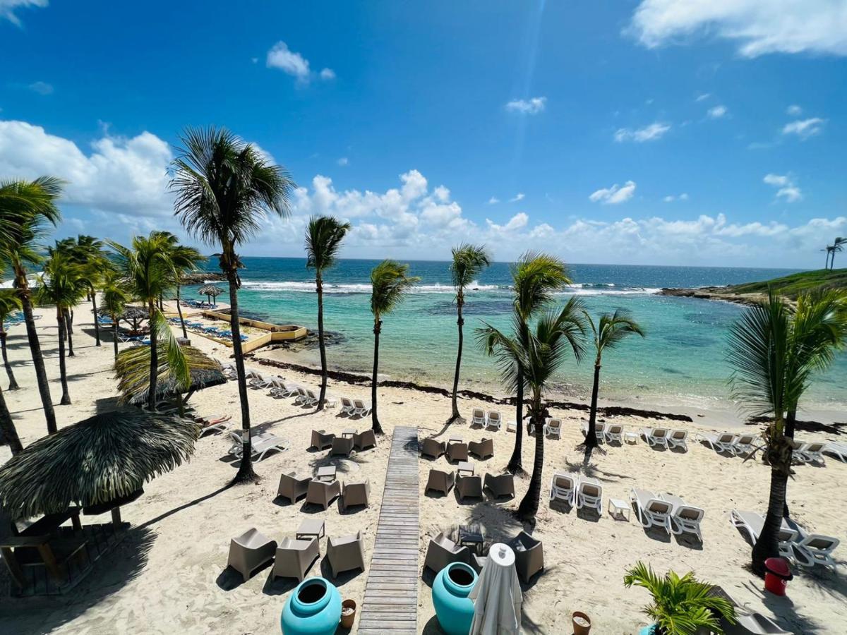 Studio Vue Mer Piscine Plage Kaz Punch Manganao Chez Julie Saint-Francois  Dış mekan fotoğraf