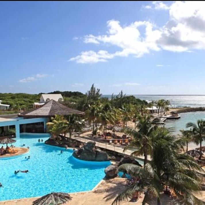 Studio Vue Mer Piscine Plage Kaz Punch Manganao Chez Julie Saint-Francois  Dış mekan fotoğraf
